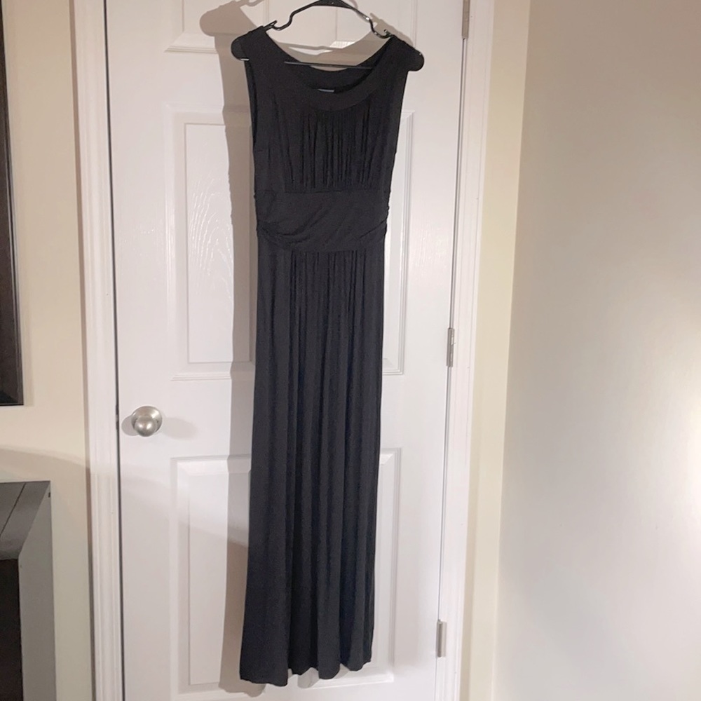 ModCloth Black Sleeveless Maxi Dress